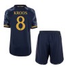 Officiële Voetbalshirt + Korte Broek Real Madrid Kroos 8 Uit 2023-24 - Kids